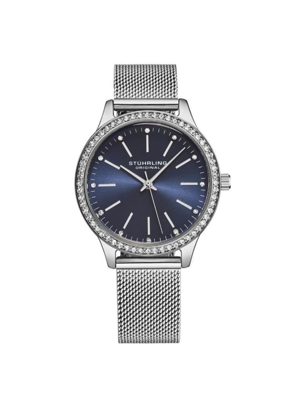 NWT Stuhrling Original Symphony Quartz Black Dial Ladies Watch